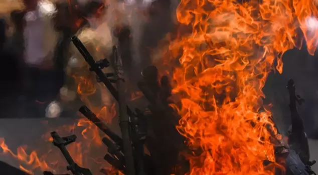 The fate of the weapons burned by the PKK has been revealed.