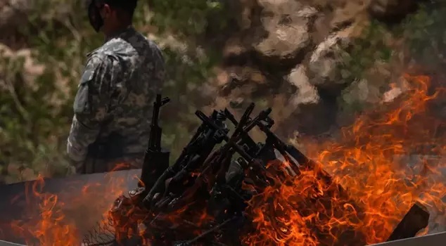 Why were the PKK weapons not buried but burned? Here is the symbolic meaning.