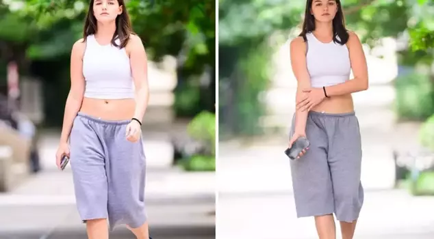 Tom Cruise's daughter Suri made headlines in New York with her belly piercing.