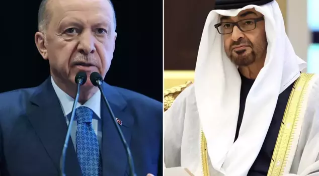 President Erdoğan met with Al Nahyan.