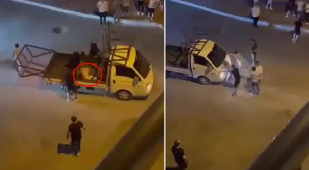 A man who verbally harassed women was beaten by the neighborhood.