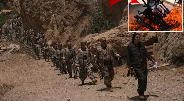 After the weapon burn, all eyes are on the PKK! 11 terrorist camps will be evacuated.