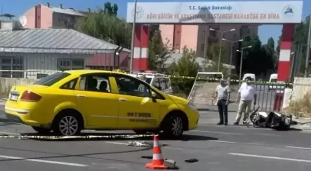 Terrible accident in Ağrı! The motorcycle rider and his wife lost their lives.