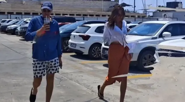 Güzide Duran, who is in the process of getting a divorce, was spotted with Fikret Orman in Bodrum.
