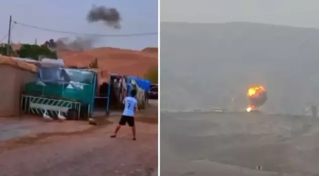 Drone attack on oil field in Duhok.