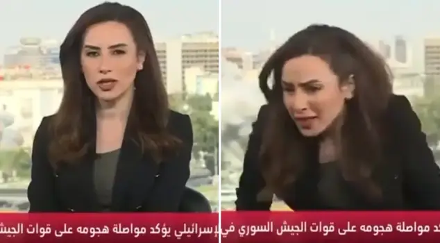 The attack by Israel on Damascus was broadcast live.