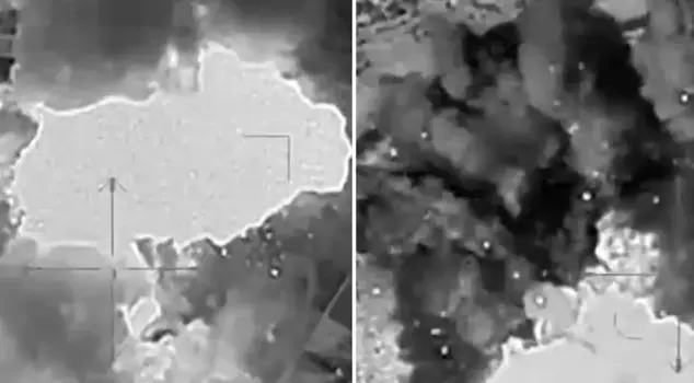 Here are the moments when the General Staff in Syria was hit.