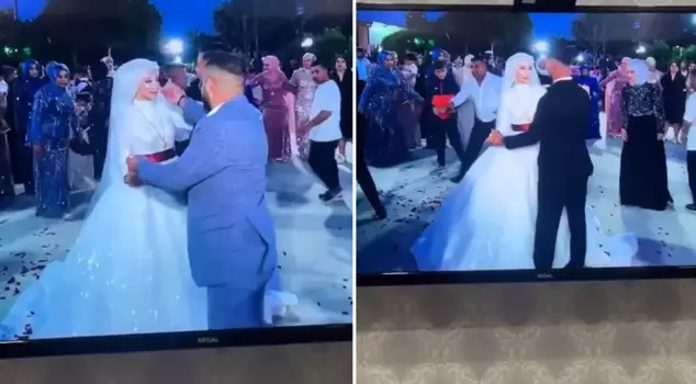 The bride's happiest day turned into a nightmare.