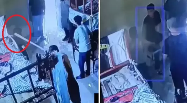 They forced the 14-year-old child to work and assaulted him.