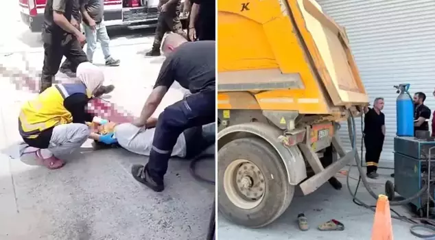 The truck driver who was watching the master doing the welding tragically lost his life.