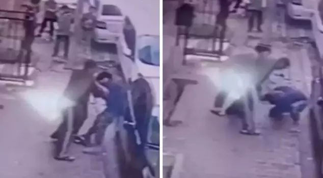 Assaulting the neighbor woman with a screwdriver: Suddenly started beating her.