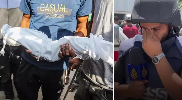 Israel targeted civilians waiting for aid! A journalist broke down in tears during a live broadcast.