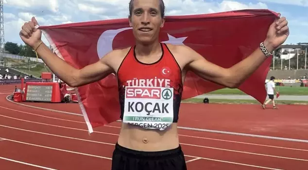 National athlete Dilek Koçak became the European champion in the under-23 category.