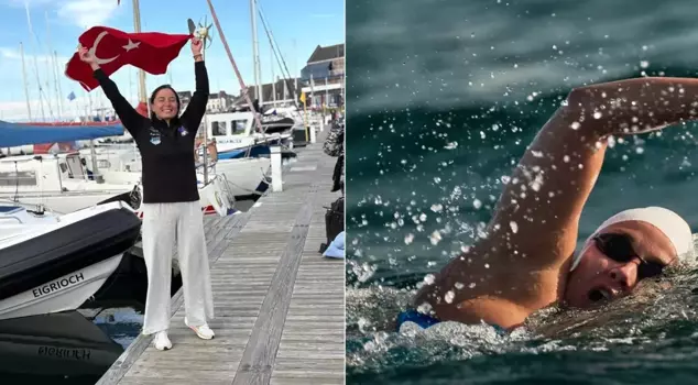 National swimmer Bengisu Avcı successfully crossed the North Channel.