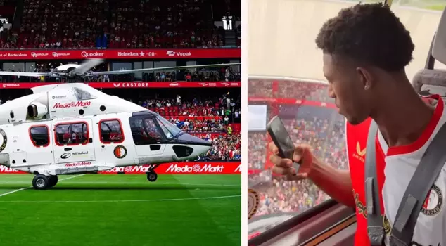 They landed their new transfers on the field by helicopter! There's also a familiar name.
