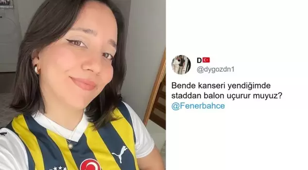 A meaningful message for Duygu Özdin, who passed away from Fenerbahçe.