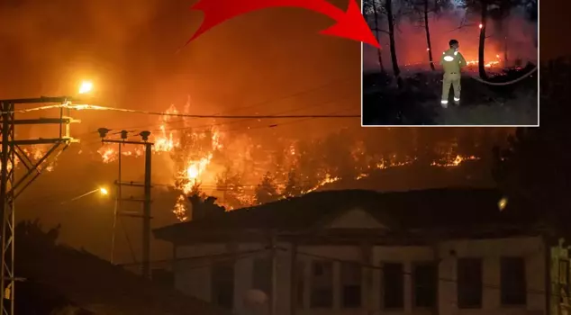 The Sakarya fire has been ongoing for 15 hours! Heartbreaking screams are coming from within the flames.