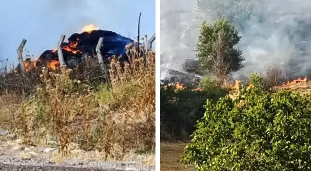 The stubble fire in Tekirdağ has grown.