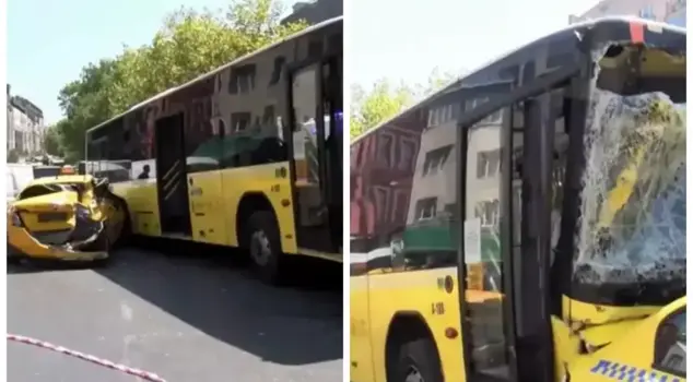 A chain collision involving 9 vehicles occurred in Beyoğlu! There are injured people.