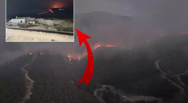 The fire that jumped from Sakarya to Bilecik is growing! The gas station has been evacuated.