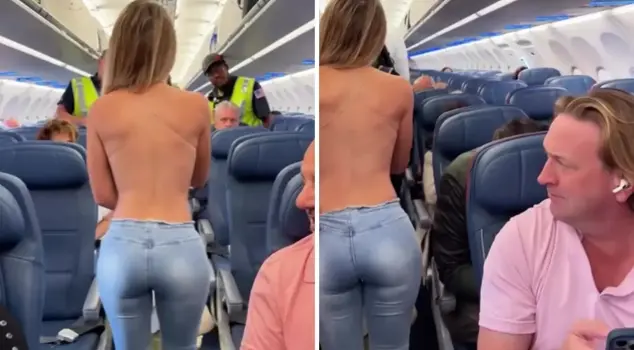 The outfit worn by the young model on the plane became a sensation! 