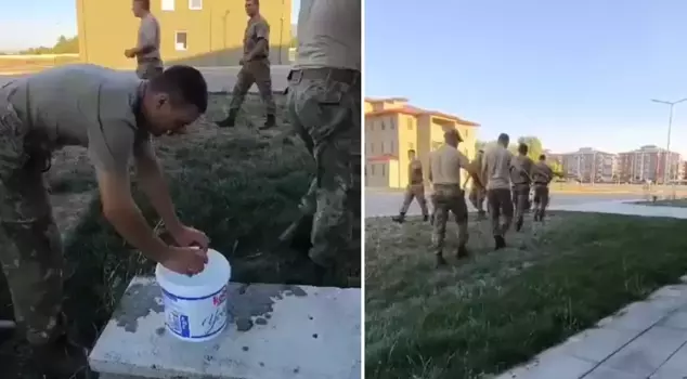 The people in the image are Turkish soldiers! Comments are being made like 