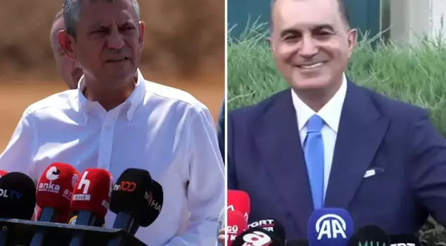 The response from AK Party spokesperson Çelik to Özel's statement, 