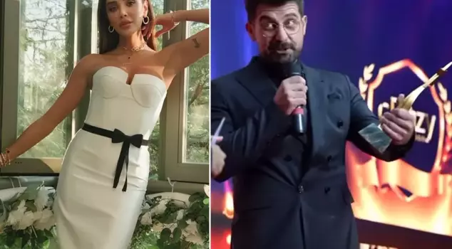 The award night was chaotic! Lokman İn accused Özge Ulusoy of fraud.