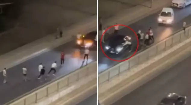The city bandits blocked the vehicle and attacked the pregnant woman.