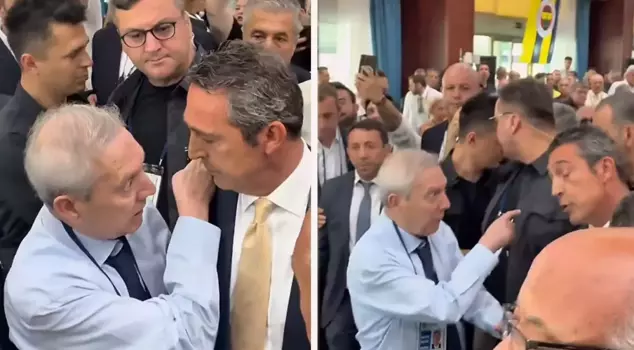 Tension at the Fenerbahçe High Advisory Board meeting! Ali Koç and Aziz Yıldırım clashed head-to-head.