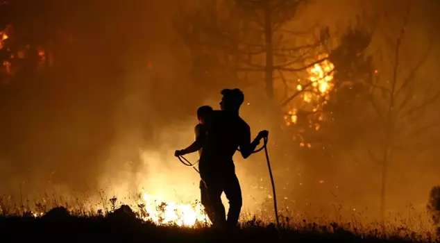Sad news from the forest fire in Bursa! A firefighter has lost his life.
