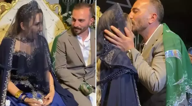 The henna night footage of Tolunay Kocaman, who became a martyr in a fire one week after getting married.