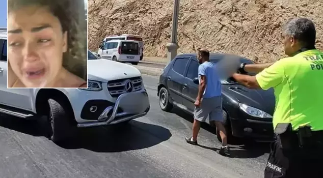Dilan Çıtak caused chaos in traffic! She drove towards the police, and was stopped after shots were fired.