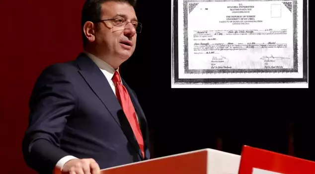 Ekrem İmamoğlu's master's degree has also been revoked.
