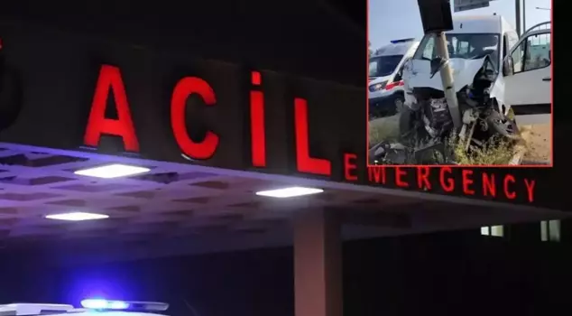 Traffic accident on the Black Sea Coastal Road in Giresun! 13 people were injured.