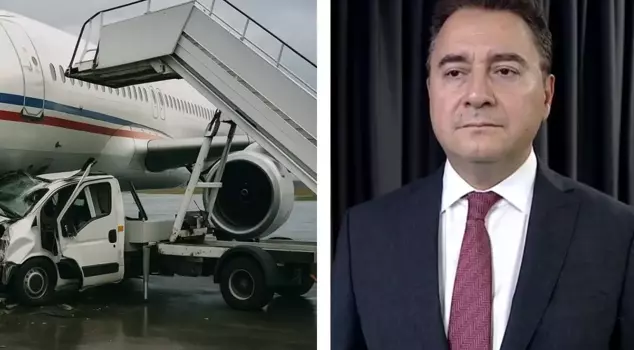 Али Бабакан путешествующему самолету врезалась лестница.