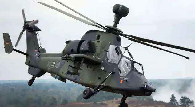 A military helicopter crashed in Germany! The crew is missing.