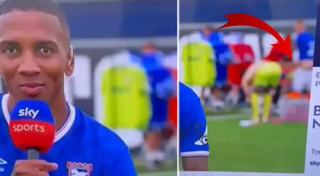 Ashley Young's interview became a sensation! He pulled down his shorts and showed his butt.