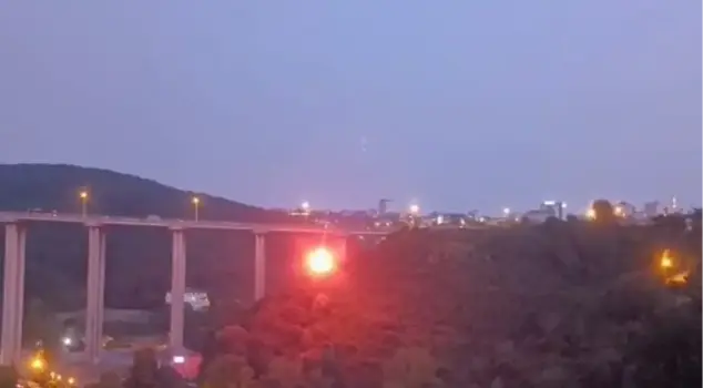 A fire broke out in a forested area in Beykoz.
