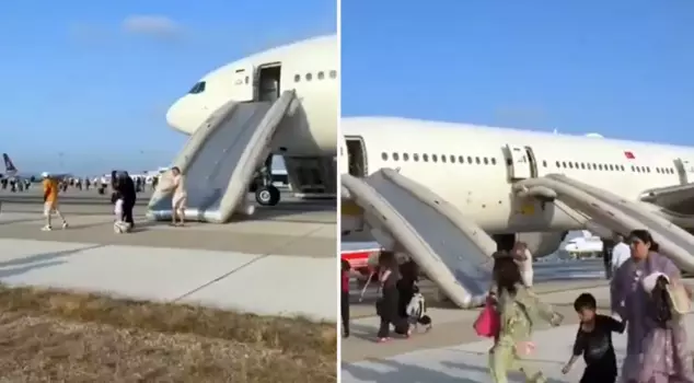 Terrifying moments on the THY plane! Passengers were evacuated.