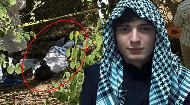The note in the hand of the corpse, which was found with a trash bag over its head, has emerged.