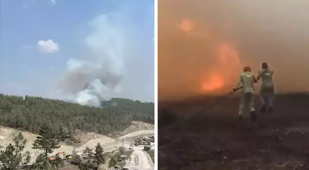 The nightmare of fire has returned to Bursa! The flames have risen again.