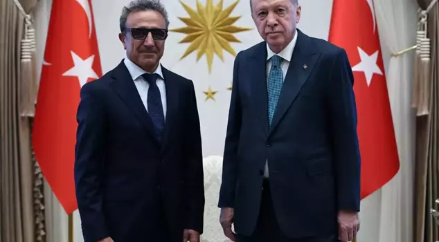 President Erdoğan received Hamdi Ulukaya.