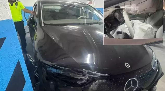 The accident that darkened Valen's life left the luxury car unusable.