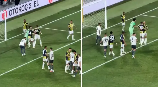 The stars of Fenerbahçe clashed with each other during the match.