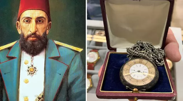 The clock designed by Sultan Abdulhamid II has been put up for sale.