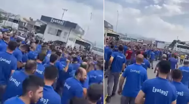 No wage increase, the workers quit! Yataş was shaken by a strike.