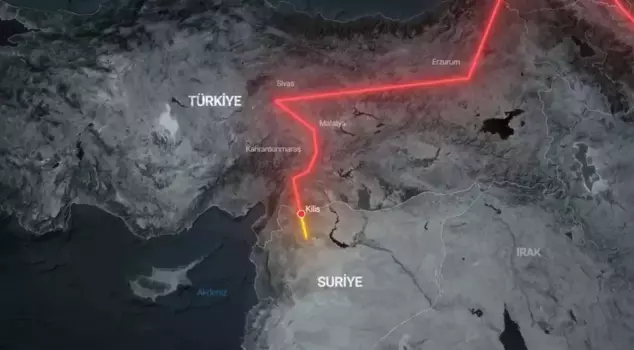 The Turkey-Syria natural gas pipeline has been opened.