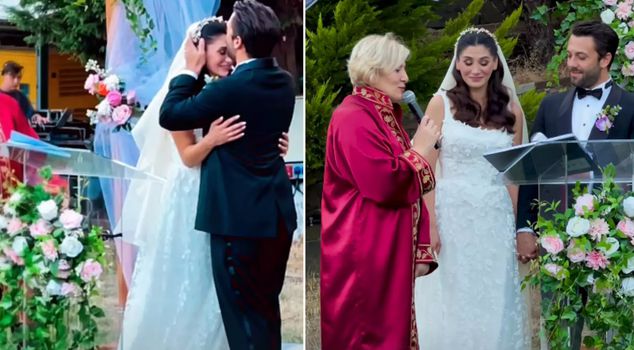 14 years of friendship turned into love! Sitare Akbaş became a bride.