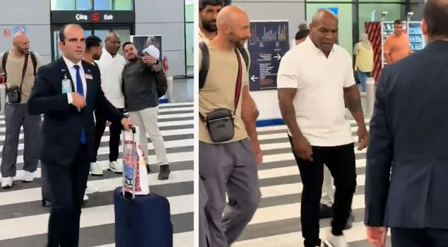 The legendary boxer Mike Tyson is in Istanbul.